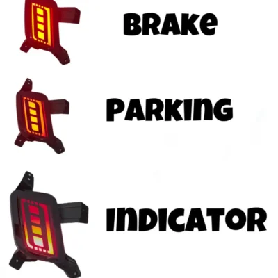 JUST MOD Creta Matrix Reflector Light – Premium LED Type B with Scan Running Indicator (2024+ Model)