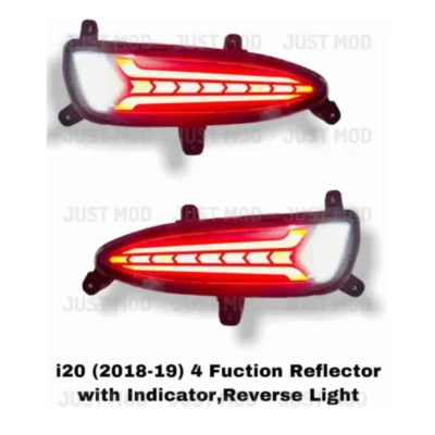 JUST MOD i20 Elite Matrix Reflector Light – Premium 4 Function LED Type 2 with Brake, Indicator & Reverse Light (2018)