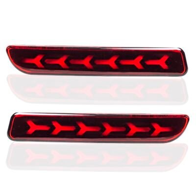 JUST MOD Maruti Suzuki Reflector Matrix – Premium Type F Waterproof LED with Running Indicator Pack of 2 Light