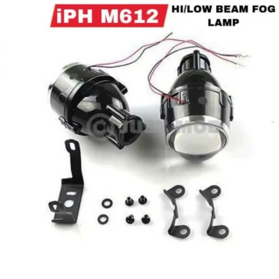 IPH M612 3-Inch Projector Fog Lamps – High/Low Beam LED Upgrade | (Pack of 2) | JUSTMOD