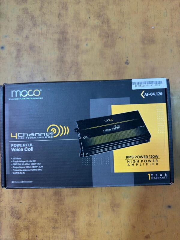 Moco AF-04 120x4 Channel High Power Mini Amplifier