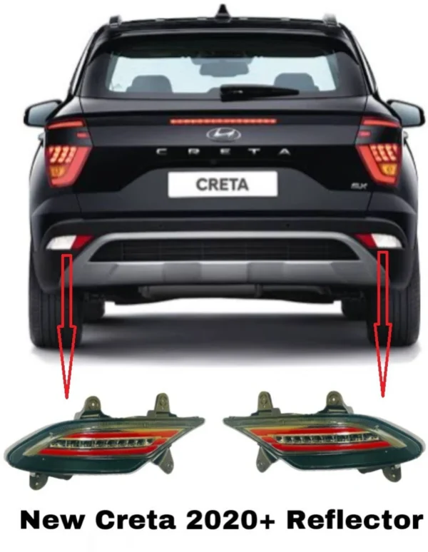 Creta 2020 Rear Bumper Reflector