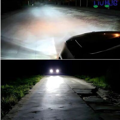 HJG LED 300W H4 Headlight Bulb Pack of 2 | Waterproof High Brightness LED Lights