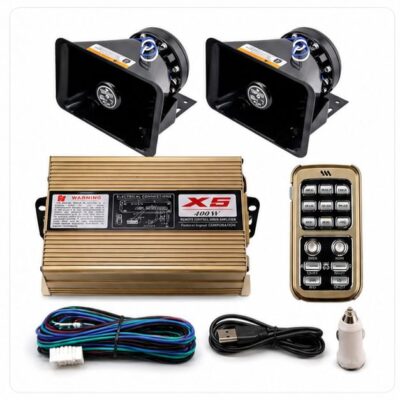 400-watt-wireless-remote-siren-with-amplifier | Powerful Emergency Warning System