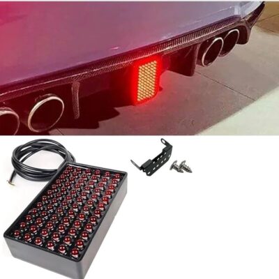 Formula Style 72 Led Universal for Car Brake Light, F1 Style 12V DRL Red Stop Safety Lamp, Car Motor LED Rear Flashing Tail Fog stop Light, Signal Lamp.
