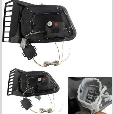 Scorpio N Matrix Fog Lamp DRL with Sequential Indicator & White LED Fog Light Bulb (Pack of 2)