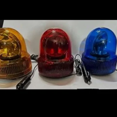 Red Revolving Police Light for Car Roof – Rotating Emergency Warning VIP Light
