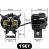 owl dual color led