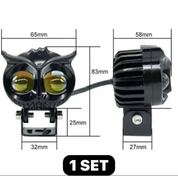 owl dual color led