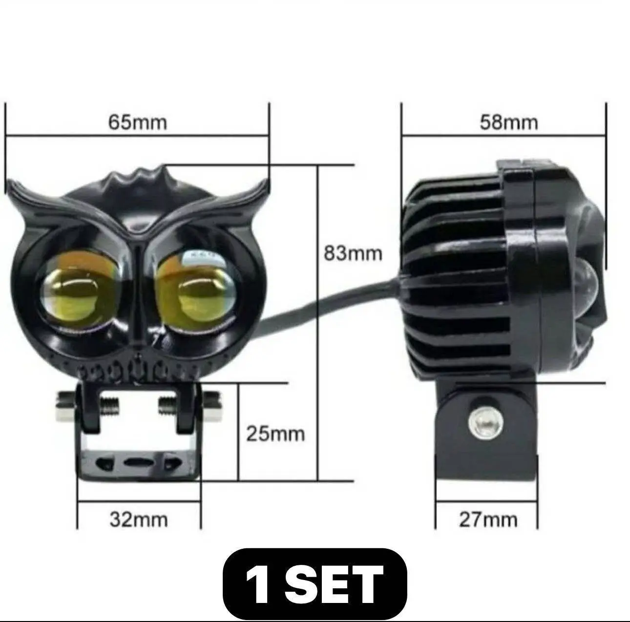 owl dual color led