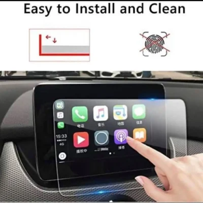 Car Tempered Glass Screen Protector for 9 Inch Car Audio Stereo – HD Scratch Resistant Guard