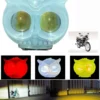 OWL Shape Bike LED Fog Light White/Yellow