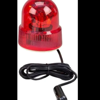 Red Revolving Police Light for Car Roof – Rotating Emergency Warning VIP Light