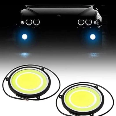 White Tava led Light with Blue Drl Universal Fog Lamp waterproof ( Pack of 2 )