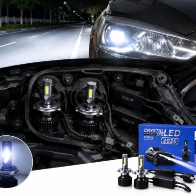 Genuine Crystal Eye LED 130Watt H4 Size High Performance Bulb | JUST MOD™