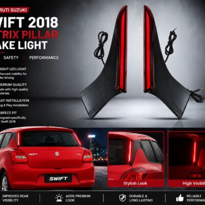 Swift 2018 Rear Pillar Light Matrix LED with Indicator (1 Set) | JUST MOD™