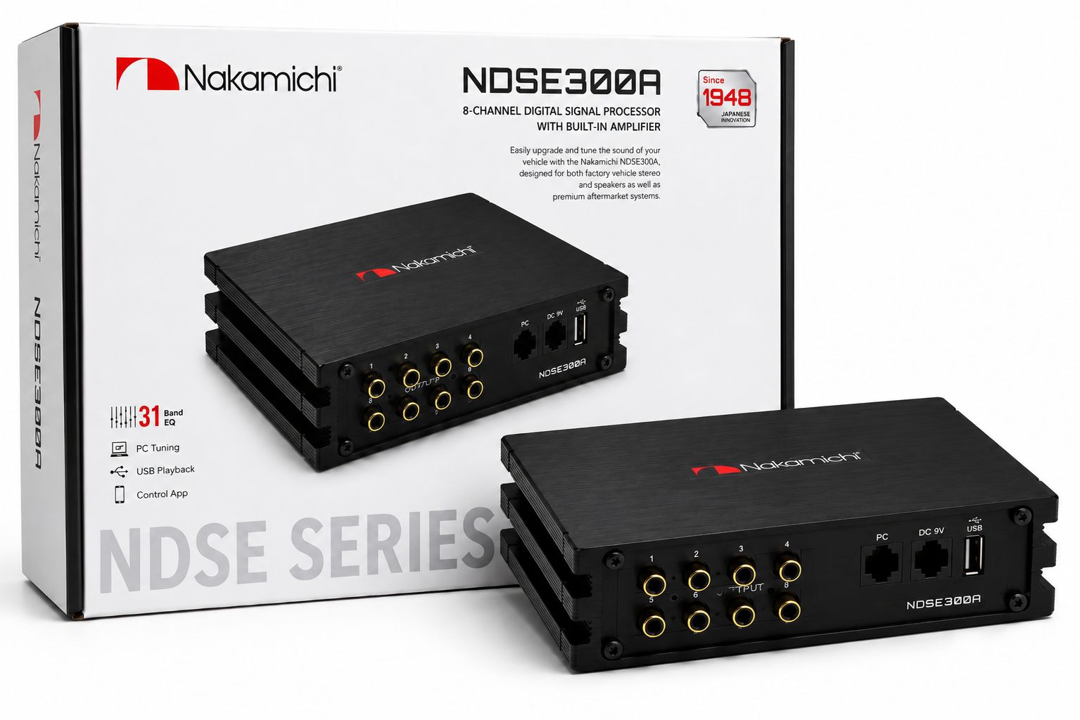 Nakamichi NDSE300A 8-Channel DSP Digital Signal Processor Nakamichi NDSE300A 8-Channel DSP Digital Signal Processor