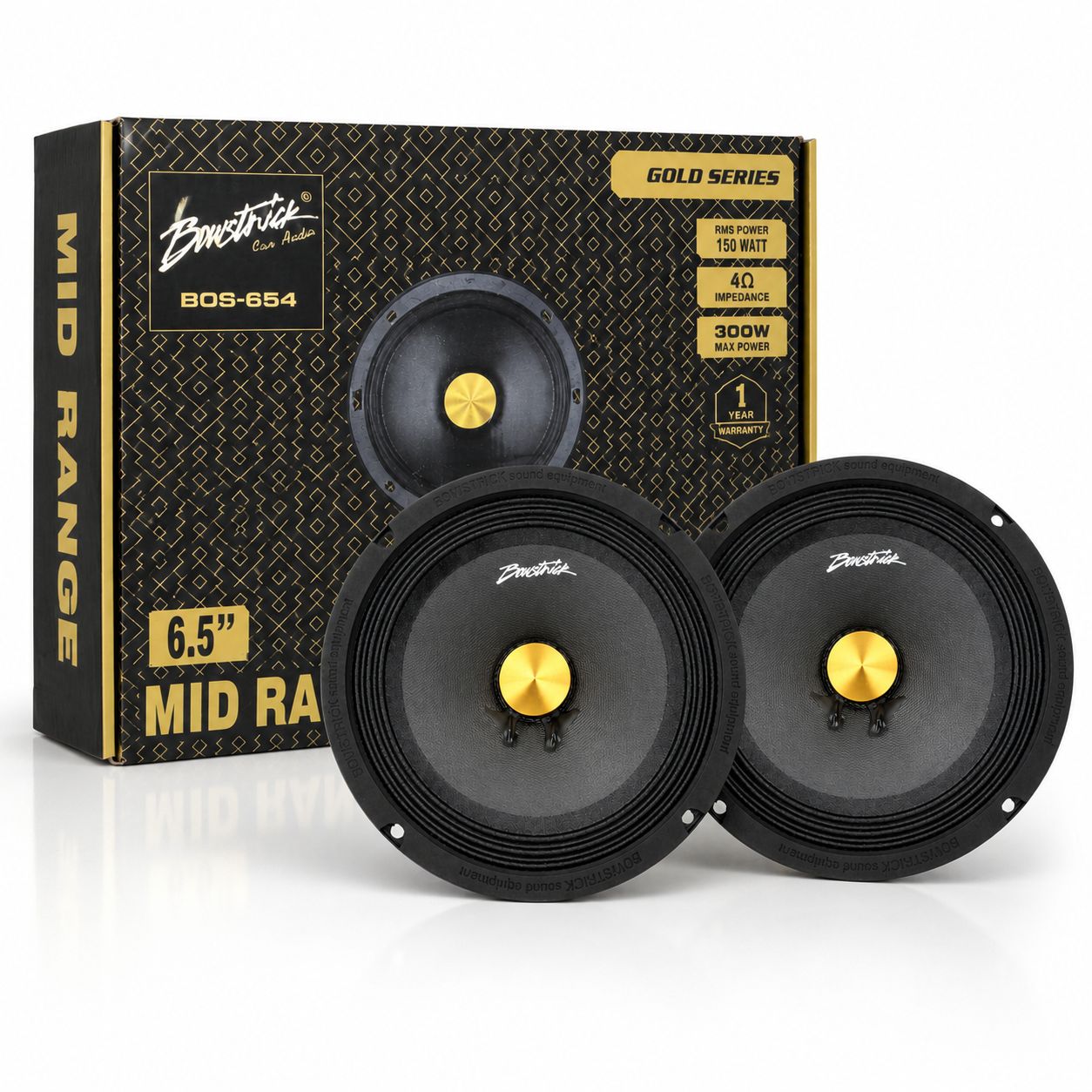 Bowstrick BOS-654 6.5" Mid Range Speaker