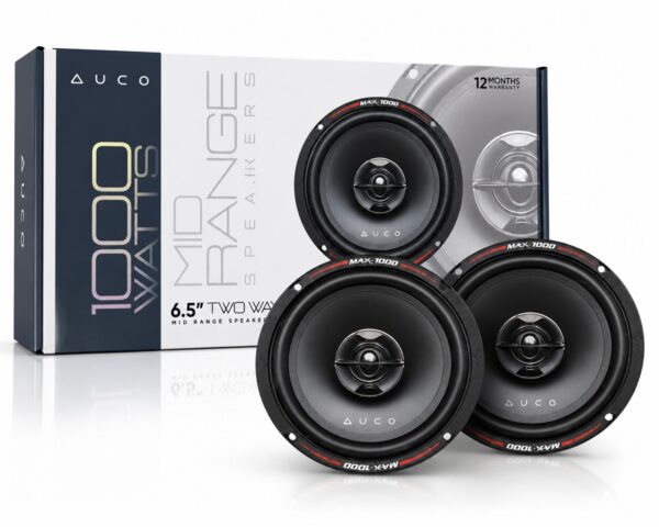 AUCO 6.5 Inch 2-Way Mid Range Speaker
