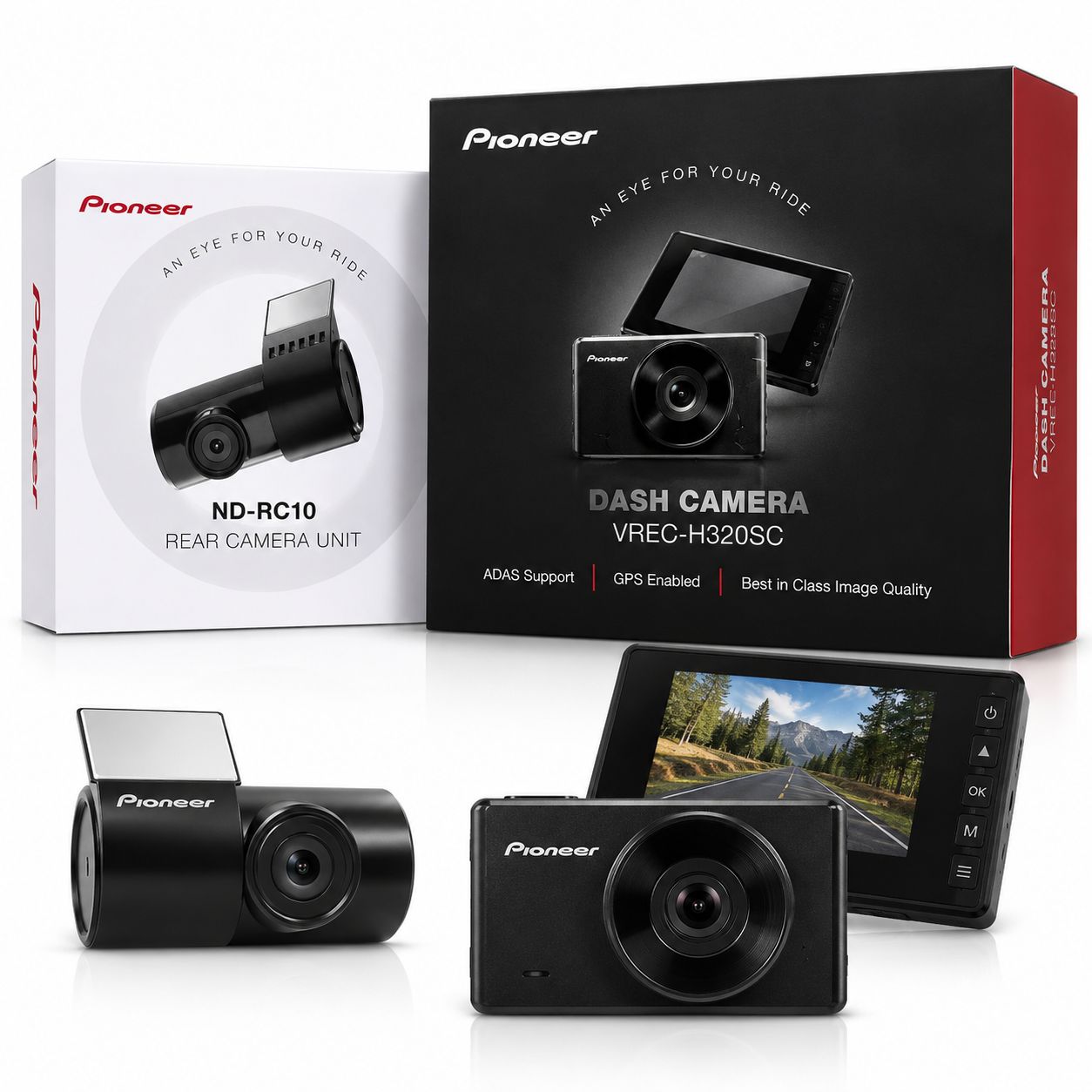 Pioneer VREC-H320SC Dual Dash Camera