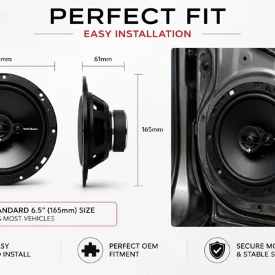 Rockford Fosgate Prime R675 6.75″ 3-Way Coaxial Car Speakers | Premium Sound Pair