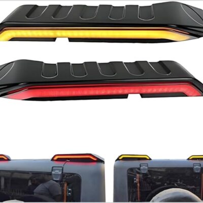 Mahindra Thar Roof LED Spoiler Multi Mode Brake, Parking, Indicator & Reverse Light | Premium Rear Roof Spoiler (1 Set)