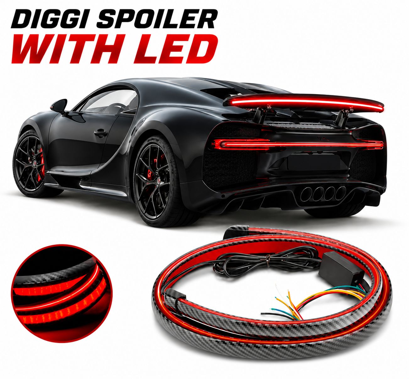 Brake Light Car Spoiler