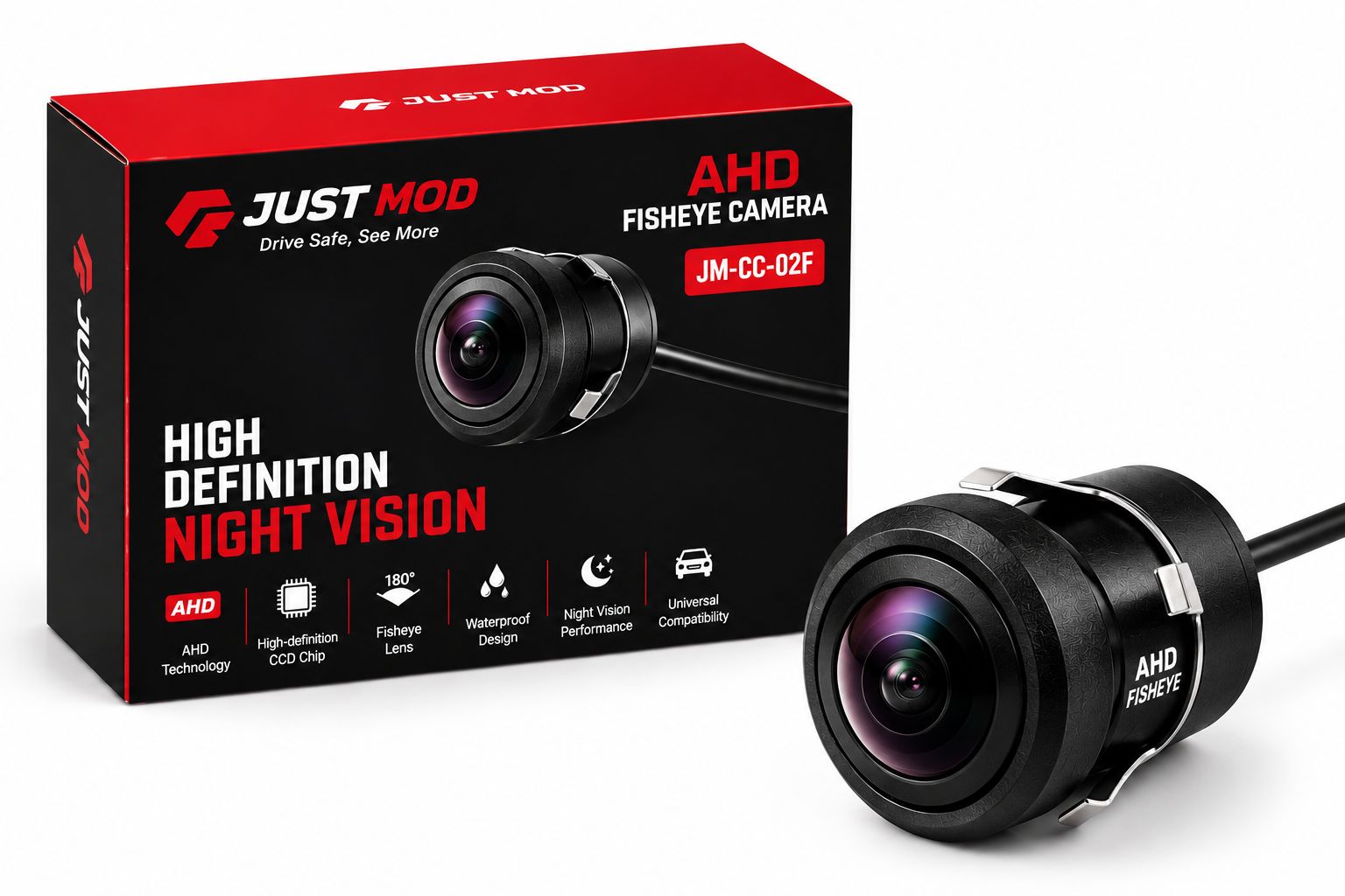 AHD Fish Eye Car Rear View Camera