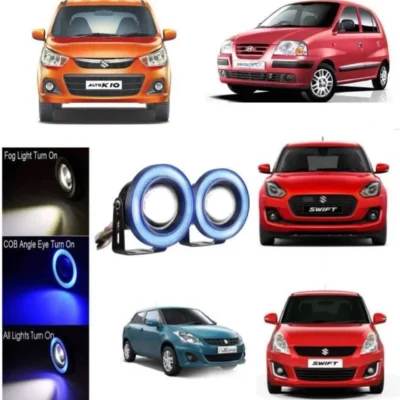 Universal Blue Angel LED Fog Lamp Unit for Car  | High Brightness Driving & Fog Light