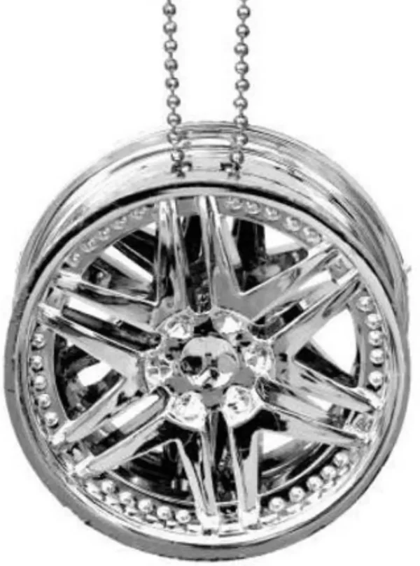 alloy wheel car hanging
