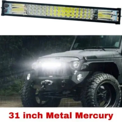 31 Inch White Mercury Light fog lamp Bar 12V Waterproof | Universal Car Light