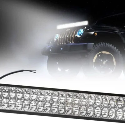 21 Inch 40 LED White Bar Light Waterproof | Universal Car LED Light Bar