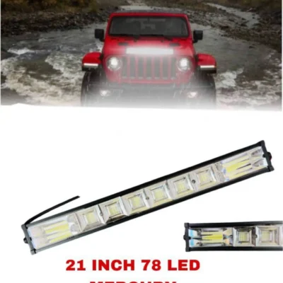 78 LED 21 Inch Bar Fog Lamp Light | Waterproof Metal Body LED Light Bar for Cars