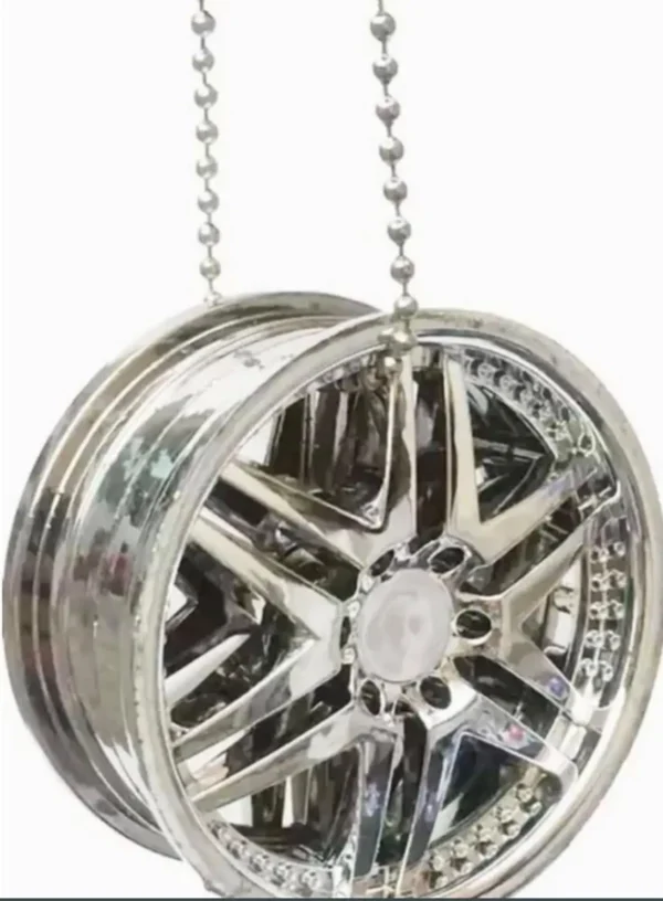 alloy wheel car hanging