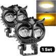 owl dual color led