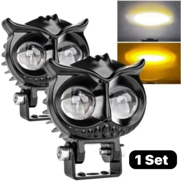 owl dual color led