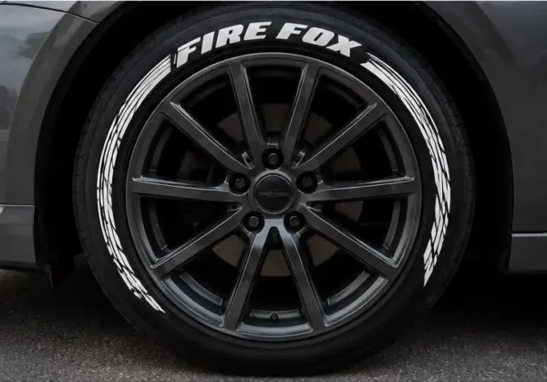 Fire Fox Tyre Sticker