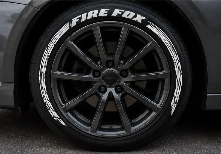 Fire Fox Tyre Sticker Fire Fox Tyre Sticker