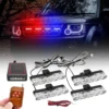 Car Grill Flashers Red & Blue Led Light