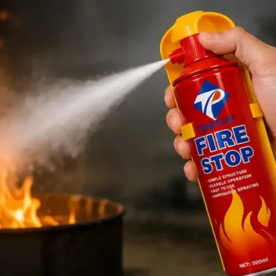 Portable Car Fire Extinguisher Spray | Emergency Fire Stop Aerosol for Cars, Home, Office & Kitchen 500ml