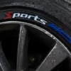 sports tyre Sticker