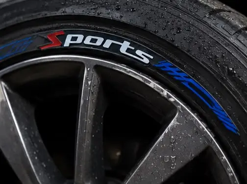 sports tyre Sticker sports tyre Sticker