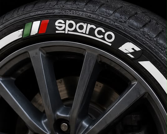 Sparco Tyre Sticker Sparco Tyre Sticker
