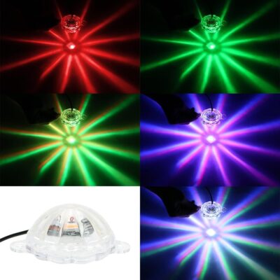 Motorcycle RGB Star Light Flash Chassis Strobe LED Underglow Ambient Dash Light 12V 33W | Universal Bike Neon Underbody Light with Multiple Flash Modes