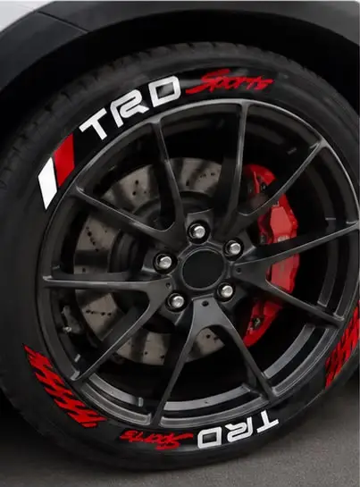 car tyre sidewall sticker