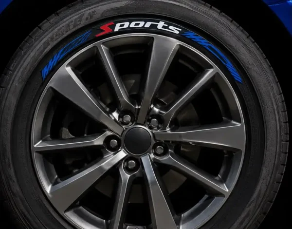 sports tyre Sticker