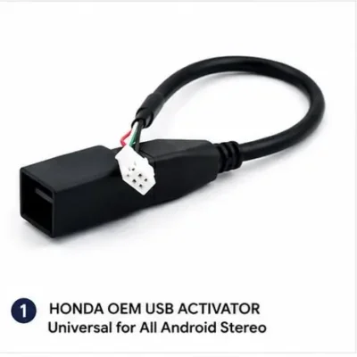 Honda OEM USB Activator Universal Adapter for All Android Car Stereo USB Retention