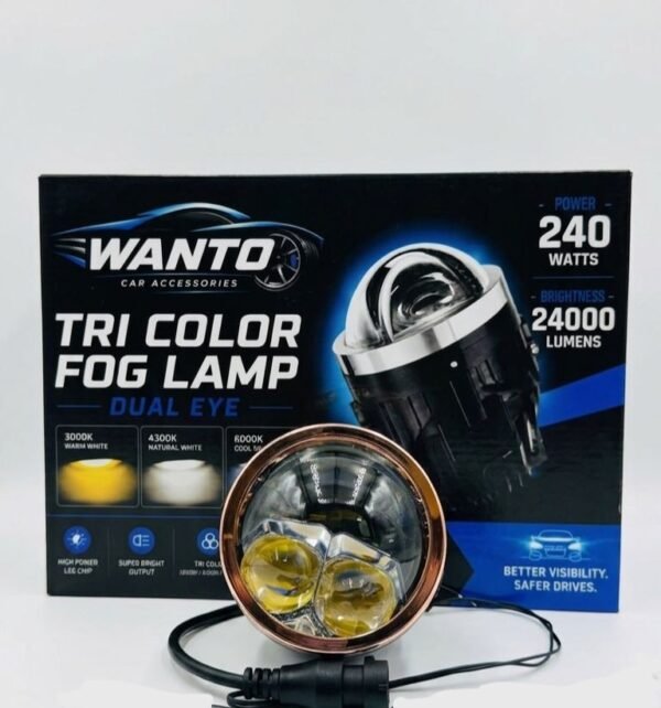 Dual Eye Tri Color LED Fog Lamp