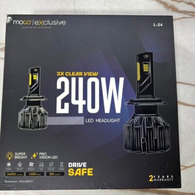 MOCO H4 240W LED Headlight Bulb 24000LM 6000K Cool White | 2-Year Warranty