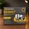 Hindcart Two Eye Projector Lens Tri Color LED Fog Lamp